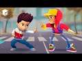 WHO IS THE BEST? Paw Patrol Ryder Surf vs Subway Surfers Pride Jake - Subway surfers hack everest