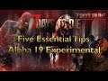 5 Quick Tips For Success in A19e From  a Streamer : 7 Days to Die Alpha 19 Experimental