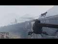 GTA Online. Flying fast under a bridge with a helicopter with Richard