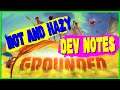 Hot and Hazy Public Release Dev Notes For Grounded