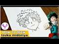 How to draw " Deku" Izuku midoriya easy step by step from My Hero Academia || my rapid art