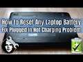 How to Reset Laptop Battery - Fix Laptop/Notebook Plugged In Not Charging