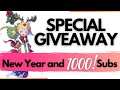 New Year's 1000 Sub Countdown! [Giveaway]