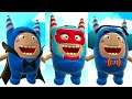 Oddbods Turbo Run - Halloween, Wrestling and Christmas POGO Outfits