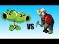 SPLIT PEA VS DIGGER ZOMBIE!  |  Plants vs. Zombies!