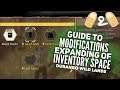 Durango Wild Lands Tailoring Modifications Backpack Attach Pouch Inventory Space Tips Tutorial Guide