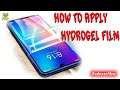 How to apply Hydrogel foil screen protector for phone review