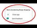 How To Fix Doors Keeps Stopping Error Android & Ios - Fix Doors App Not Open Problem