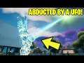 How To Get ABDUCTED BY A UFO in Fortnite! (Alien UFO)
