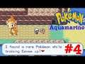 Pokemon Aquamarine Part 4 -- Our 1st Trade, Catching Gen 4 Starter.!! (in HINDI)