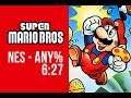 Super Mario Bros. (NES) - 6.27 ANY% PB