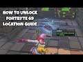How To Unlock Fortbyte 69 Location Guide | Found Inside A Stone Pig Building (Fortnite Season 9)