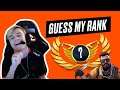JW & Brollan try to guess YOUR MM rank! | Guess My RANK