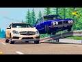 Realistic Highway High Speed Crashes & Near Misses BeamNG.Drive