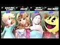 Super Smash Bros Ultimate Amiibo Fights – Request #17467 Rosalina vs Wii Fit vs Zelda vs Pac Man