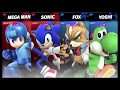 Super Smash Bros Ultimate Amiibo Fights   Request #7584 Mega Man & Sonic vs Fox & Yoshi