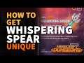Where to get Whispering Spear Minecraft Dungeons Unique Spear