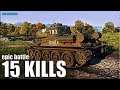 15 фрагов за бой World of Tanks T-34-85 Rudy