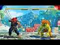 Akuma vs Blanka (Hardest AI) - STREET FIGHTER V Battle Match