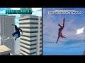 Amazing spider man Vs Power spider 2 | web swinging,wall climbing comparison!