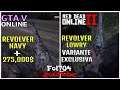 Arma oculta en GTA V revolver navy y en Red Dead revolver navy con variante exclusiva ( lowry )