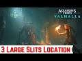Assassin's Creed Valhalla - Three Large Slits Location | Thor's Helmet Location |Statue With 3 Slits