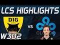 DIG vs C9 Highlights LCS Spring 2020 W3D2 Dignitas vs Cloud9 LCS Highlights 2020 by Onivia