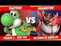 Glitch 8 SSBU - Raptor (Yoshi) Vs. Magister (Incineroar) Smash Ultimate Tournament Top 193