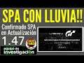 Gran Turismo Sport - SPA con LLUVIA !! - NOTICIÓN -  Confirmado SPA para Actualización 1.47