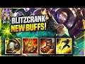 KOREAN CHALLENGER TRIES BLITZCRANK NEW BUFFS! - Challenger Plays Blitzcrank SUPPORT vs Nautilus! |