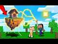 NOOB THỬ THÁCH THỔI BAY NHÀ TROLL MK GAMING TRONG MINECRAFT*NOOB BIẾN CẰN NHÀ MK THÀNH MÁY BAY
