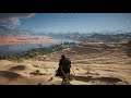 Oasis, desert and mountains in the heat - Assassin's Creed® Origins gameplay - 4K Xbox Series X