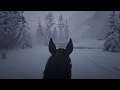 Red Dead Redemption 2 ASMR | Exploring Ambarino | Snow Series: Part 1 (No Talking)