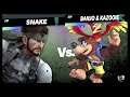 Super Smash Bros Ultimate Amiibo Fights  – 11pm Final Snake vs Banjo