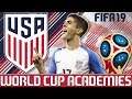 WORLD CUP ACADEMIES - REBUILDING USA - Fifa 19 Youth Academy Career Mode - Part 3