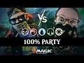 100% PARTY | Streamer Battle w. CLERICS, ROGUES, WIZARDS & WARRIORS