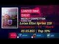 Asphalt 9 : Weekly Competition - Pudong Rise { Lotus Elise 220 } 01:25.855 | Top 10% { TouchDrive }