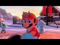 Baseball Boy Plays Mario Tennis ACES Exploring Snowy Mountain and Savage Sea