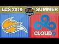 FOX vs C9   LCS 2019 Summer Split Week 6 Day 1   Echo Fox vs Cloud9