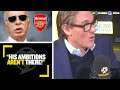 "HIS AMBITIONS AREN'T THERE! Simon Jordan claims Arsenal owner Stan Kroenke has as lack of ambition
