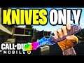 INSANE Knives Only Challenge in Call of Duty Mobile! (CHALLENGE ACCEPTED)