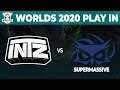 INTZ vs SuperMassive - Worlds 2020 Play In Day 2 - INTZ vs SUP