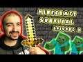 Minecraft Survival Gameplay: #2 - Zombies Attack! - Walkthrough Guide PC 1.14
