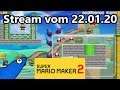 Super Mario Maker 2 - Endlos-Herausforderung! - Stream vom 22.01.20