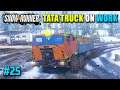Tata 8x8 Indian Truck On Town Supplies Mission | Snowrunner | Part 25