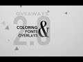 【5K +giveaways】 SonyVegas coloring/fonts/overlays