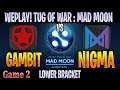 [ENG] Gambit vs Nigma Game 2 | Bo3 | WePlay! Tug of War: Mad Moon | DOTA 2 LIVE CAST by @Crysis