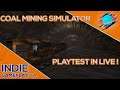 Let is Live! || COAL MINING SIMULATOR PLAYTEST || LIVE ITA