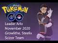 Pokemon Go Leader Arlo November 2020 Defeated - Growlithe, Steelix and Scizor - PoGo Rocket