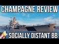 World of Warships - Champagne Review - Socially Distant Battleship